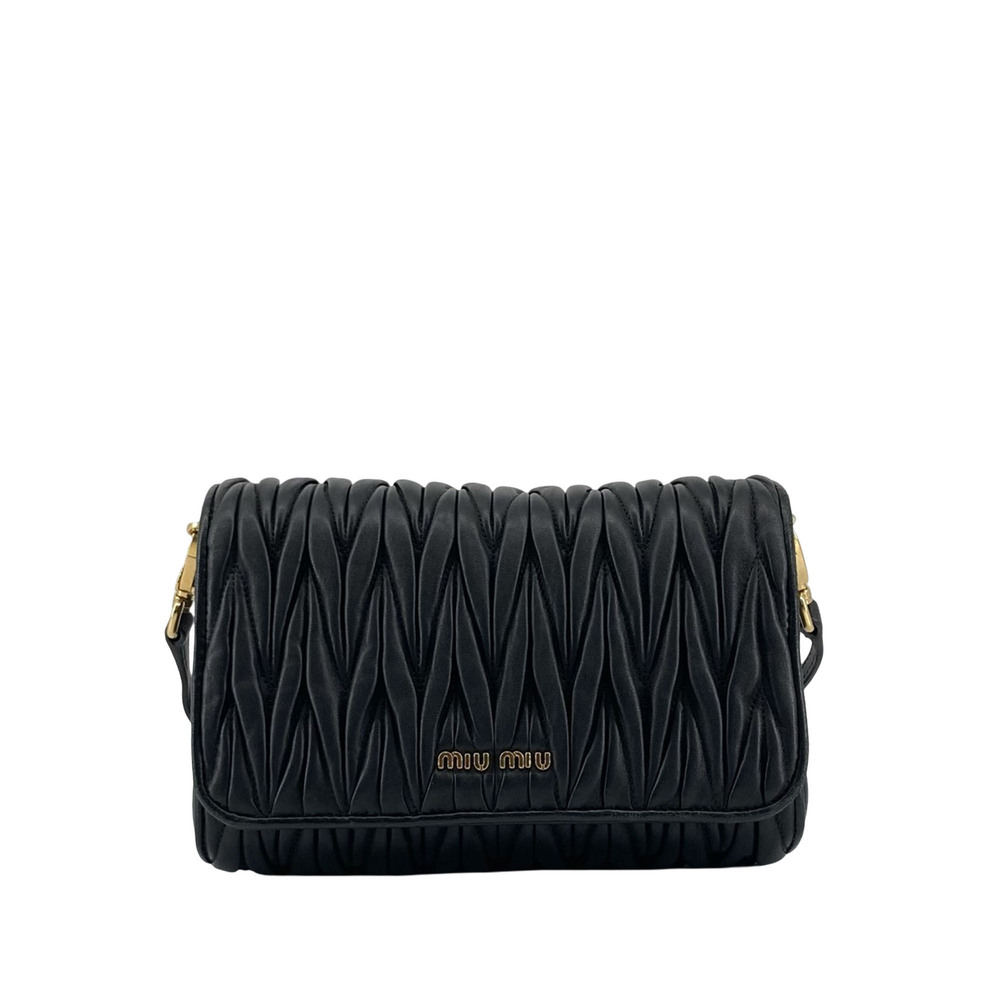 Pre-Loved Miu Miu Matelasse Nappa Flap Crossbody